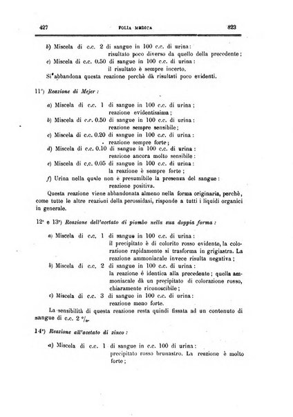 Folia medica periodico trimensile di patologia e clinica medica