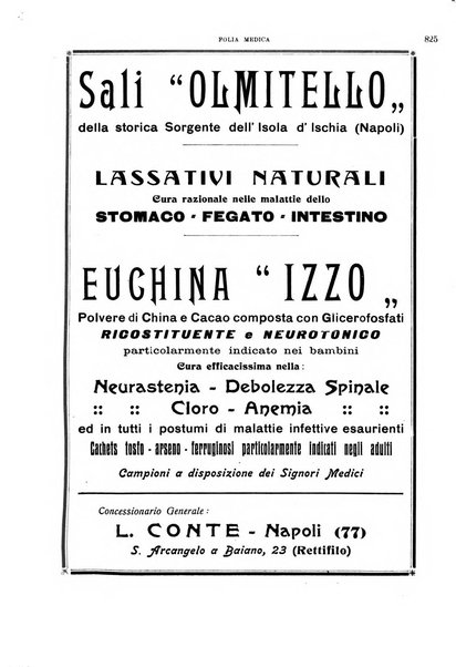 Folia medica periodico trimensile di patologia e clinica medica