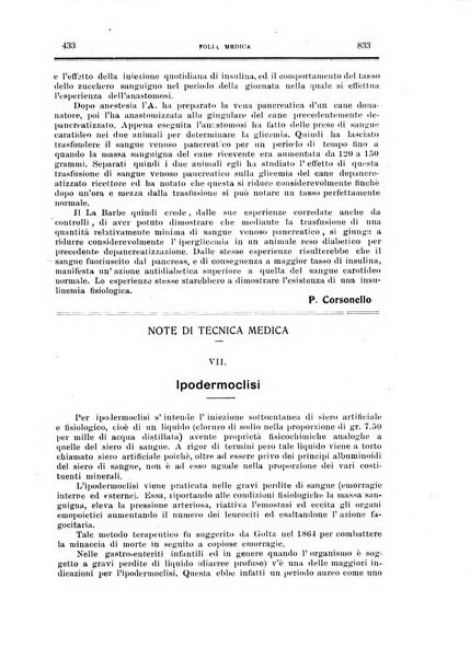 Folia medica periodico trimensile di patologia e clinica medica