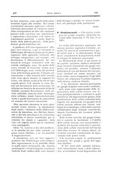 Folia medica periodico trimensile di patologia e clinica medica