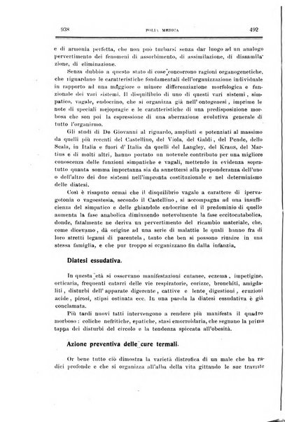 Folia medica periodico trimensile di patologia e clinica medica