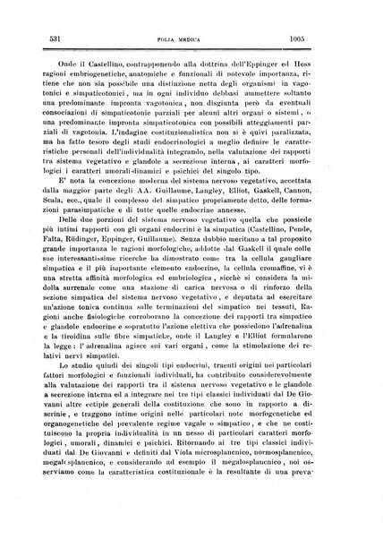 Folia medica periodico trimensile di patologia e clinica medica