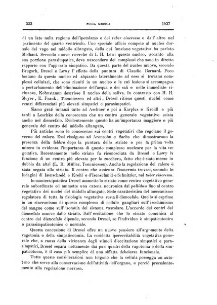 Folia medica periodico trimensile di patologia e clinica medica