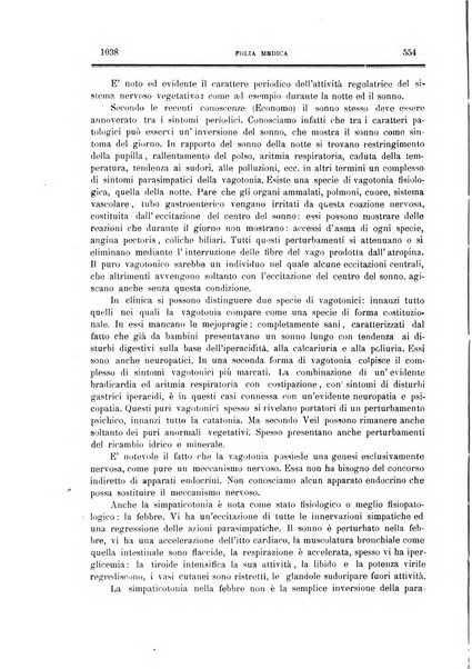 Folia medica periodico trimensile di patologia e clinica medica