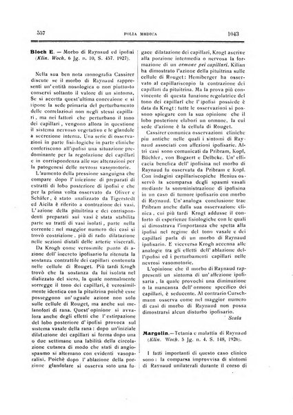 Folia medica periodico trimensile di patologia e clinica medica