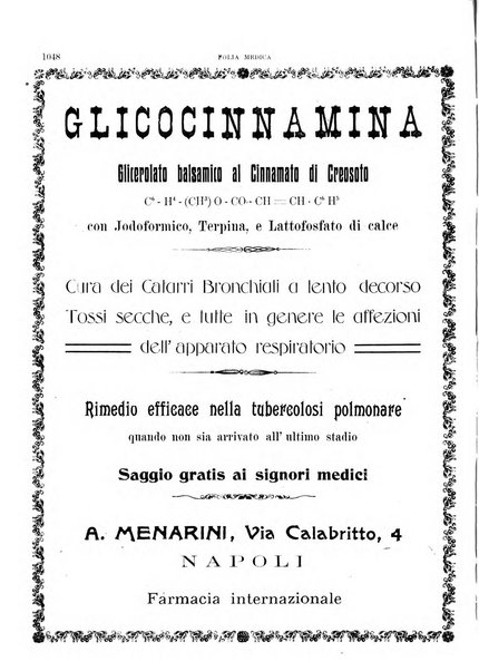 Folia medica periodico trimensile di patologia e clinica medica