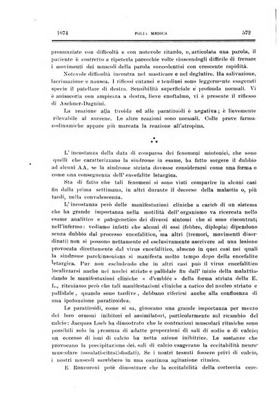 Folia medica periodico trimensile di patologia e clinica medica