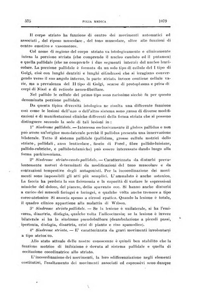 Folia medica periodico trimensile di patologia e clinica medica