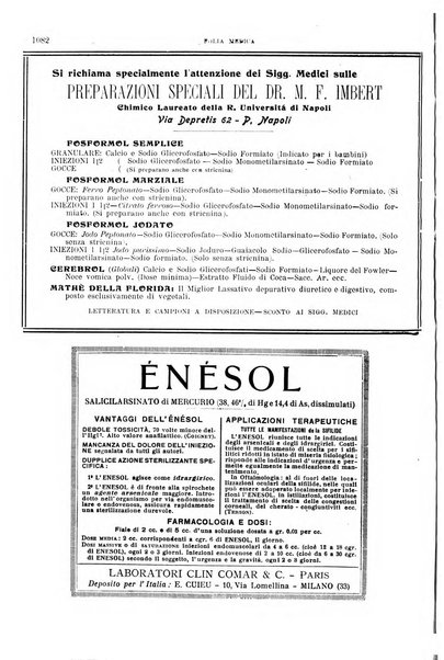 Folia medica periodico trimensile di patologia e clinica medica