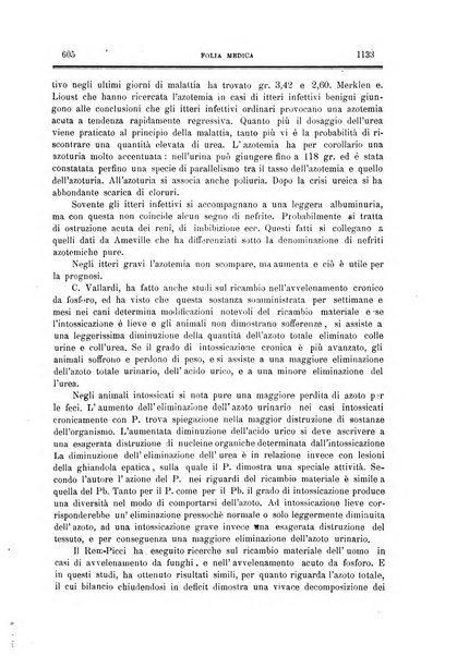 Folia medica periodico trimensile di patologia e clinica medica