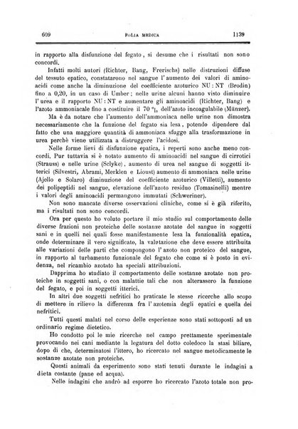 Folia medica periodico trimensile di patologia e clinica medica