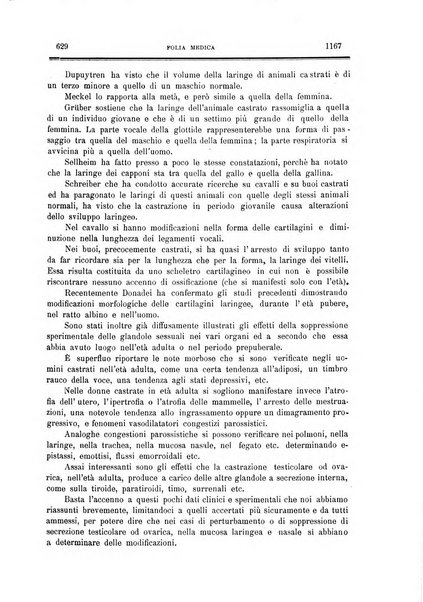 Folia medica periodico trimensile di patologia e clinica medica