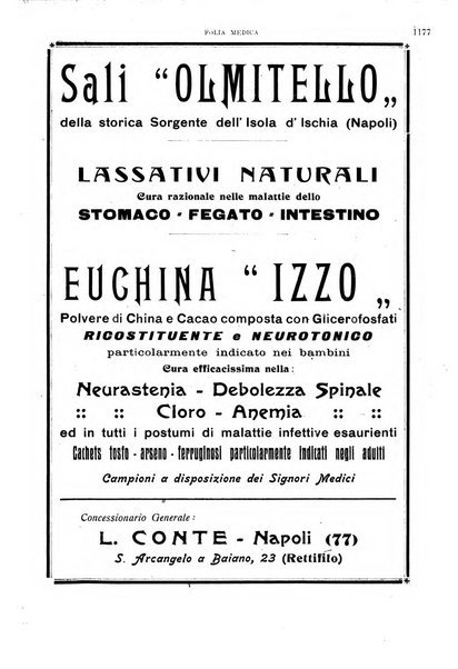 Folia medica periodico trimensile di patologia e clinica medica