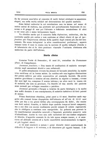 Folia medica periodico trimensile di patologia e clinica medica