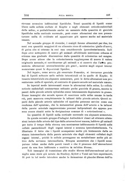 Folia medica periodico trimensile di patologia e clinica medica