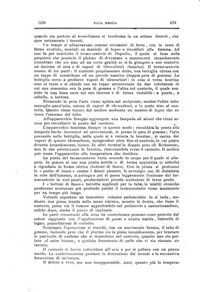 Folia medica periodico trimensile di patologia e clinica medica