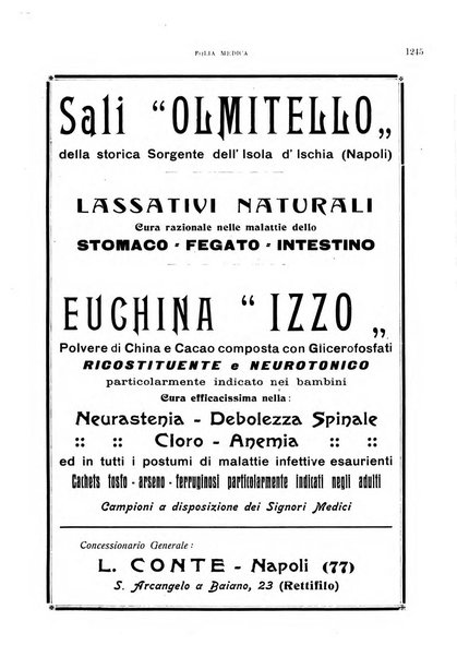 Folia medica periodico trimensile di patologia e clinica medica