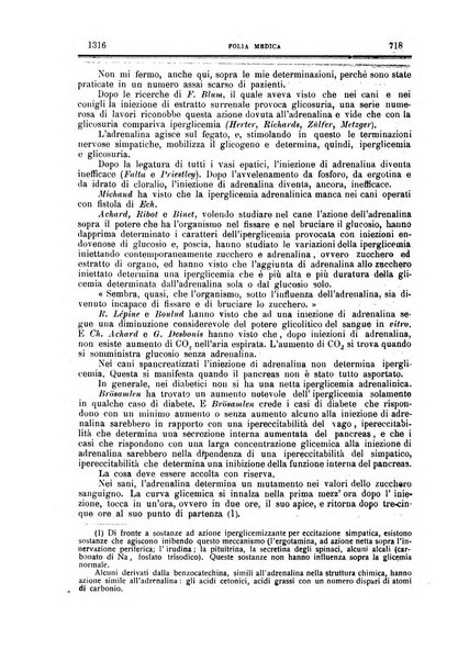 Folia medica periodico trimensile di patologia e clinica medica