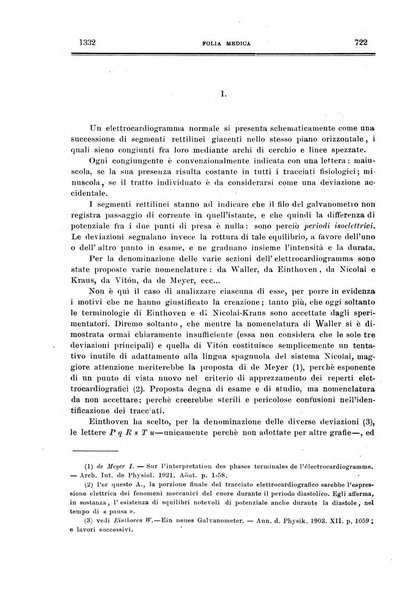 Folia medica periodico trimensile di patologia e clinica medica