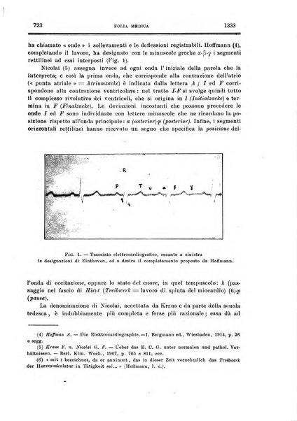 Folia medica periodico trimensile di patologia e clinica medica