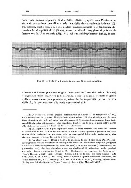 Folia medica periodico trimensile di patologia e clinica medica