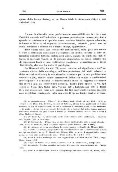 Folia medica periodico trimensile di patologia e clinica medica