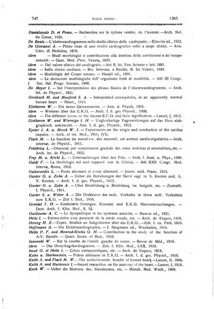 Folia medica periodico trimensile di patologia e clinica medica