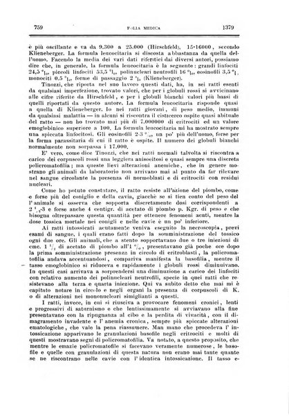 Folia medica periodico trimensile di patologia e clinica medica