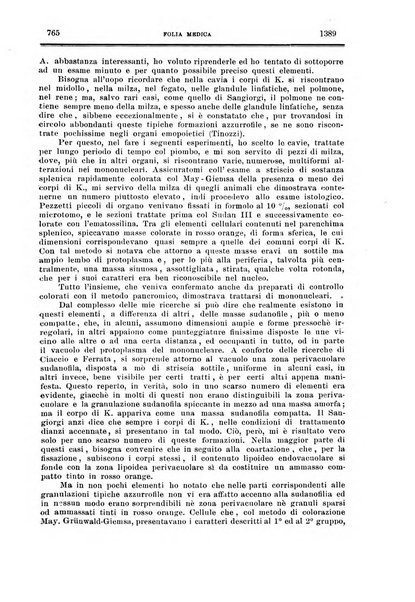 Folia medica periodico trimensile di patologia e clinica medica