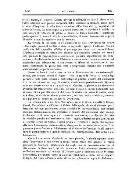 Folia medica periodico trimensile di patologia e clinica medica