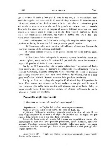 Folia medica periodico trimensile di patologia e clinica medica