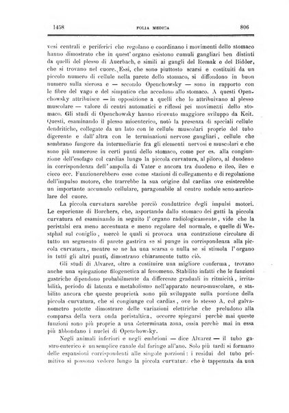 Folia medica periodico trimensile di patologia e clinica medica