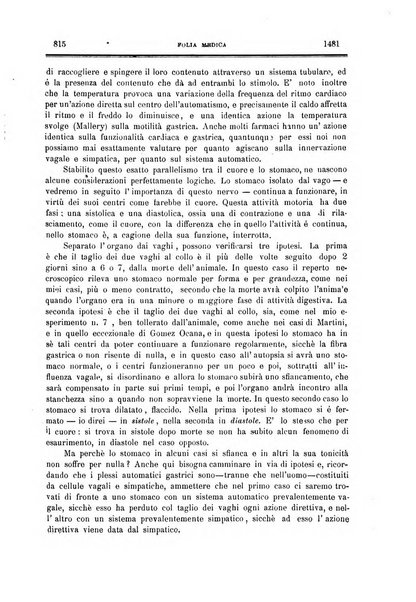 Folia medica periodico trimensile di patologia e clinica medica