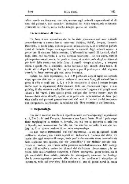 Folia medica periodico trimensile di patologia e clinica medica