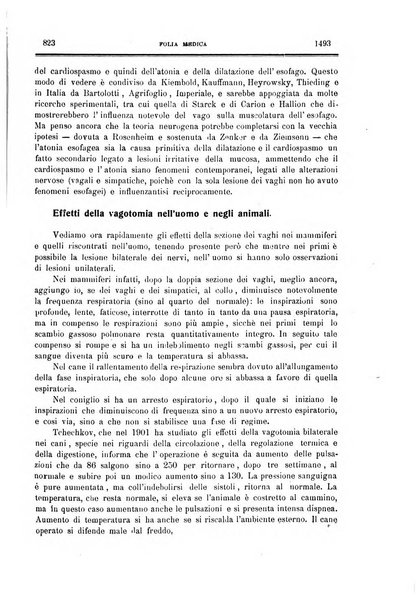 Folia medica periodico trimensile di patologia e clinica medica