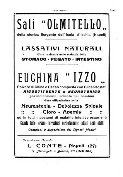 Folia medica periodico trimensile di patologia e clinica medica