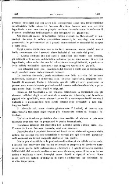 Folia medica periodico trimensile di patologia e clinica medica