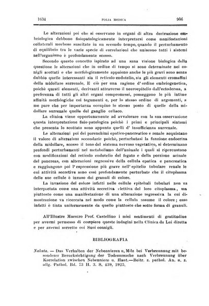 Folia medica periodico trimensile di patologia e clinica medica