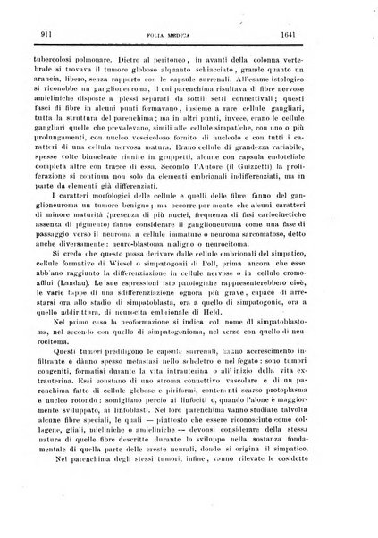 Folia medica periodico trimensile di patologia e clinica medica