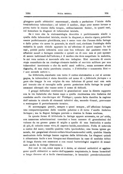 Folia medica periodico trimensile di patologia e clinica medica