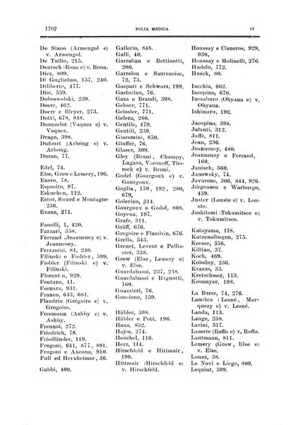 Folia medica periodico trimensile di patologia e clinica medica