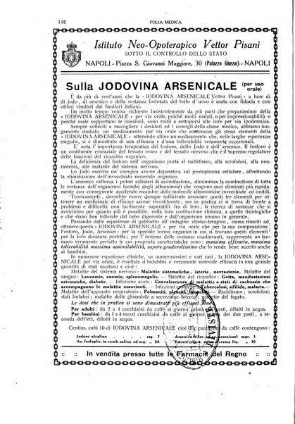 Folia medica periodico trimensile di patologia e clinica medica