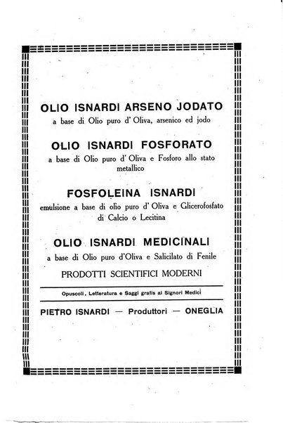 Folia medica periodico trimensile di patologia e clinica medica