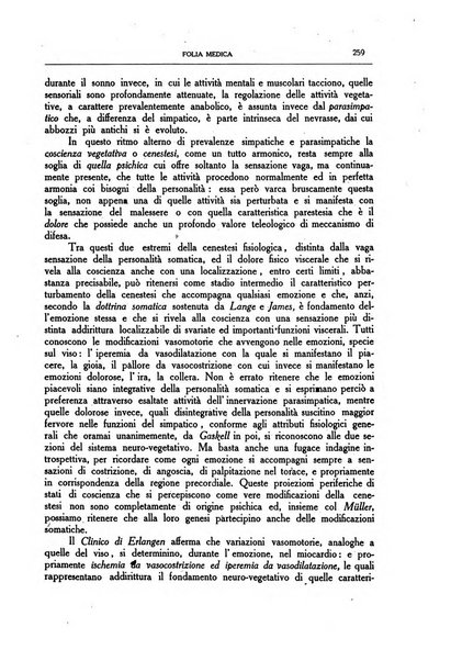 Folia medica periodico trimensile di patologia e clinica medica