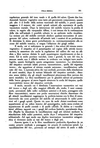 Folia medica periodico trimensile di patologia e clinica medica