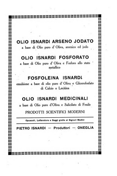 Folia medica periodico trimensile di patologia e clinica medica