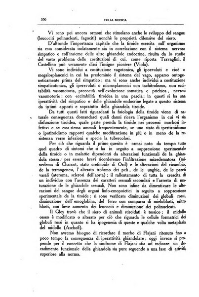 Folia medica periodico trimensile di patologia e clinica medica