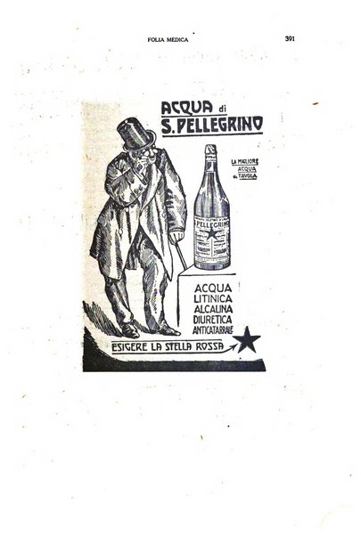 Folia medica periodico trimensile di patologia e clinica medica