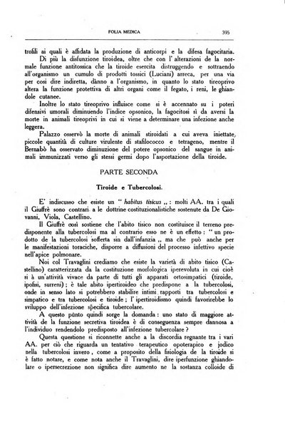 Folia medica periodico trimensile di patologia e clinica medica