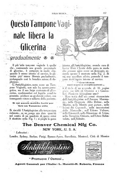 Folia medica periodico trimensile di patologia e clinica medica